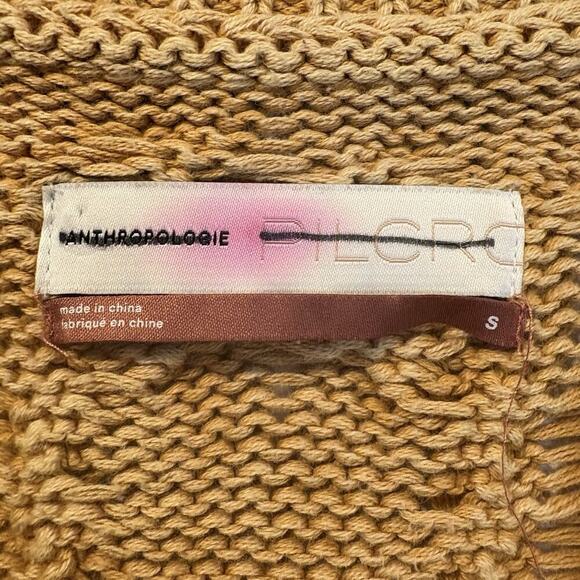 Anthropologie Pilcro Cable‎ Knit V-Neck Sweater Womens Size Small (1065) - Picture 3 of 6